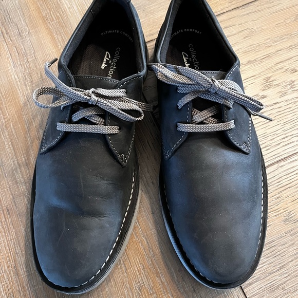 Clarks Collection Men’s Suede Oxfords 9.5 - Picture 1 of 6